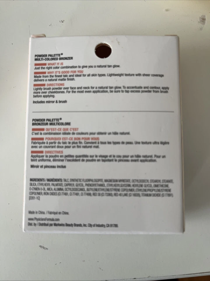 (2) Physicians Formula Powder Palette Multi-Colored Bronzer 3869 - Light Bronzer - Image 2 of 3