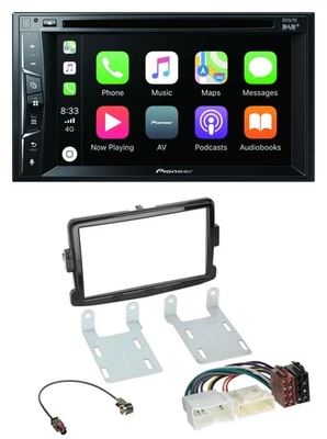 Pioneer MP3 USB DVD Bluetooth DAB 2DIN Autoradio für Dacia Sandero Renault Traff - Bild 1 von 4