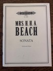 Amy Beach Sonata for Viola and Piano (arr.Hannay) New part/score- FREE SHIPPING! — photo 1