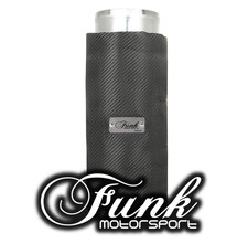 Exhaust Wrap Around Blanket 3" Dia. x 6" Carbon Fibre by Funk Motorsport Turbo