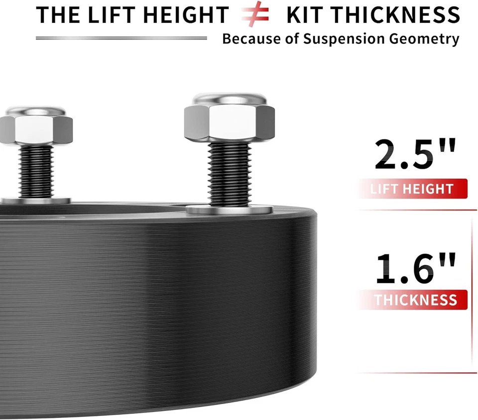 For 2004-2024 2007 Ford F150 Expedition Mark LT 2.5"Inch Front Leveling Lift Kit Foto 4 de 4