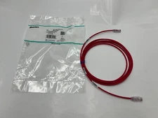 QTY 10 Panduit UTP Patch Network Cable UTP28SP10RD Cat.6 T568B 10 ft 28AWG