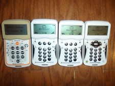 Lot of 4 Turning Technologies Response Card Clicker - RCXR 01, RCXR 02 RCXR 03