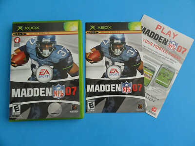 NO GAME - XBOX MADDEN NFL 07 EA SPORTS - CASE & MANUAL ONLY NO DISC | eBay