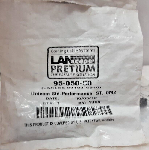 Unicam 95-050-50 Connector Corning Cable System Lot Of 10 Pcs Expedite Shipping - 第 3/10 張圖片