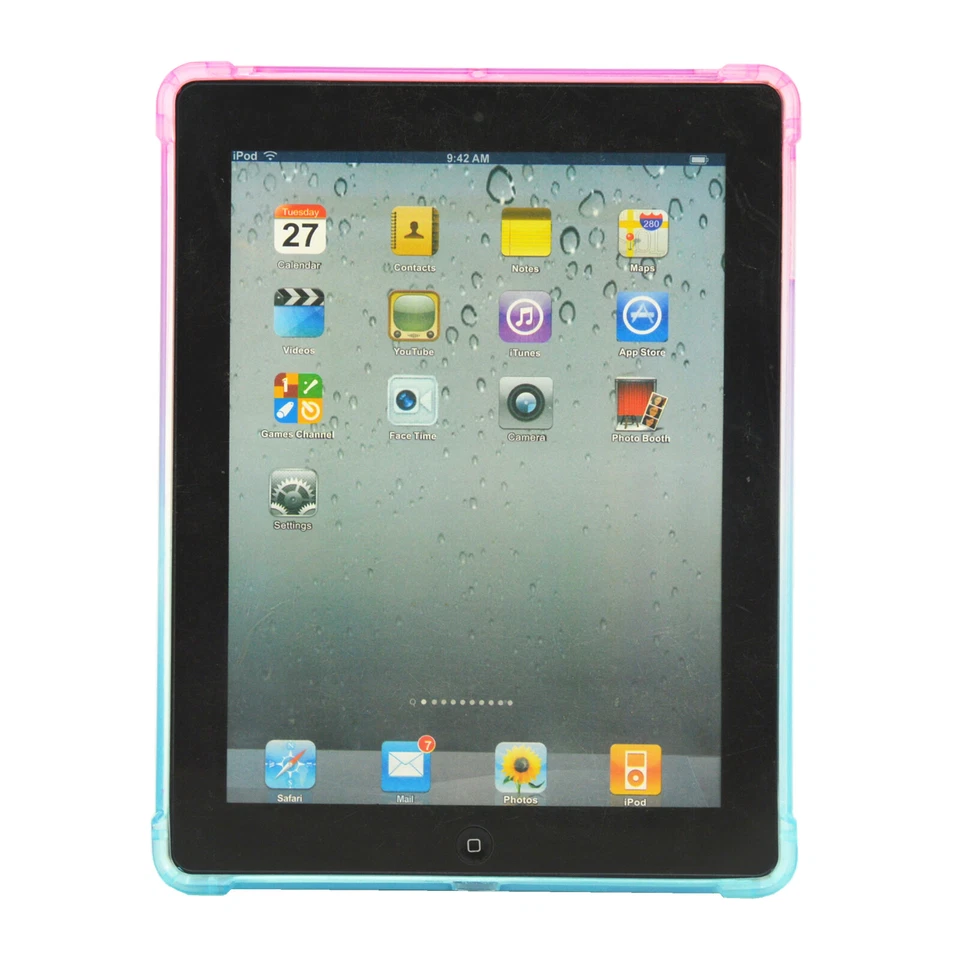 Crystal Gradient Soft TPU Case Cover For iPad Air 11 2024/Pro 9.7/Air/Mini 7th - Image 4 of 4