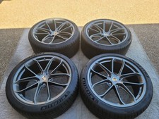 PORSCHE 9YO CAYENNE COUPE GT OEM 22" COMPETITION WHEELS/TIRES/TPMS & CAPS SET