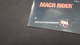 MACH RIDER NINTENDO ORIGINAL NES VIDEO GAME MANUAL INSTRUCTION BOOKLET ONLY