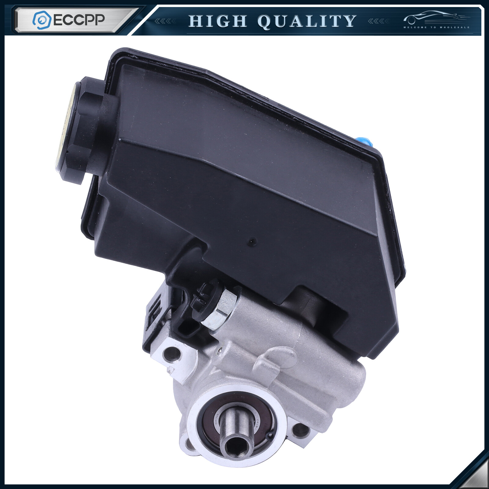 Power Steering Pump w/ Reservoir for Jeep Cherokee XJ 96-01 Wrangler TJ L6 4.0L
