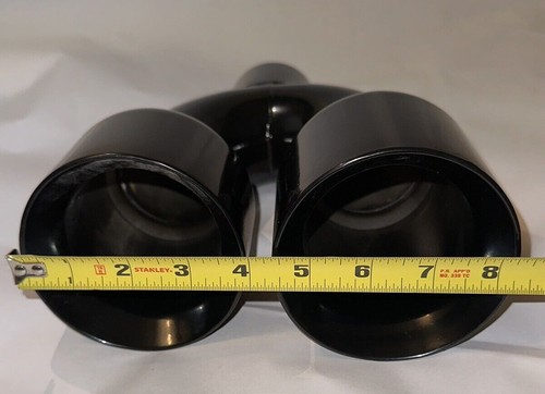 Exhaust Tips 2.5" INLET 4" OUTLET Dual Wall Round Stainless Steel TIPS CHOICE - Picture 12 of 23
