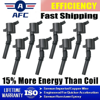 8 Set OEM Ignition Coil  For Ford F150 F250 F550 Lincoln  4.6 5.4L DG508 FD503