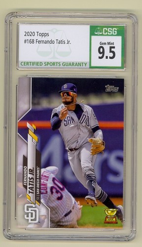 Fernando Tatis Jr 2020 Topps All Star RC Rookie CGC Graded San Diego Padres - Picture 14 of 21