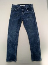 Levis Signature Mid-Rise Straight-Leg Girls Size 12 Black Denim Jeans Youth