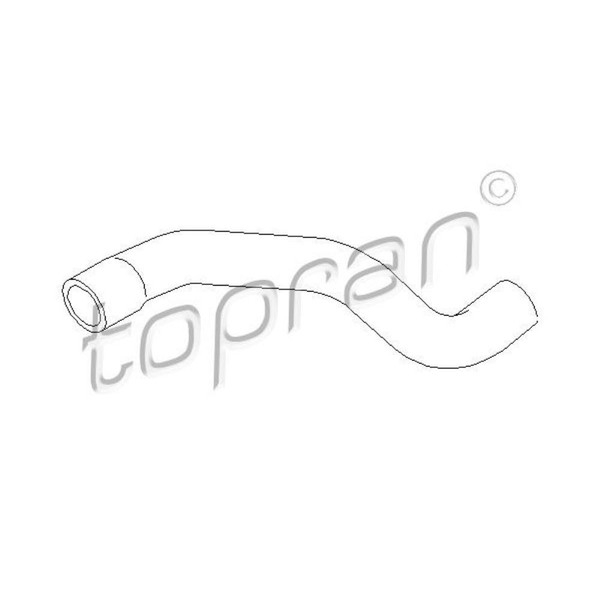Topran KüHlerschlauch KüHlleitung MotorküHler Unten FüR Opel Vectra A 206 698-image