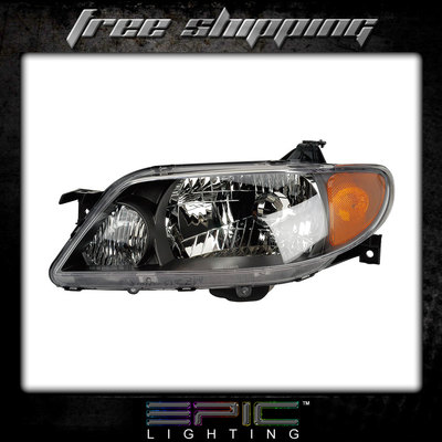 Fits 2001-03 Mazda Protege Headlight Headlamp Left Driver Only