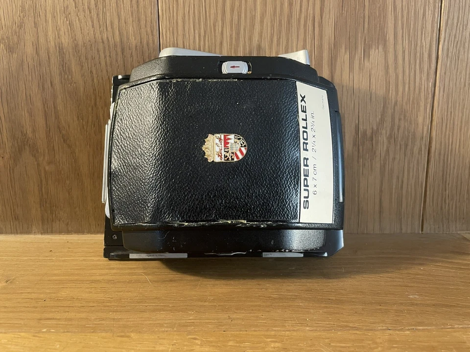 *Exc+4* Linhof Super Rollex 6x7 / 21/4x23/4 pulgadas Película trasera 120 para cámara 4x5 Foto 2 de 4