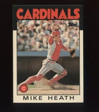 1986 TOPPS TRADED TIFFANY #46T MIKE HEATH ST. LOUIS CARDINALS