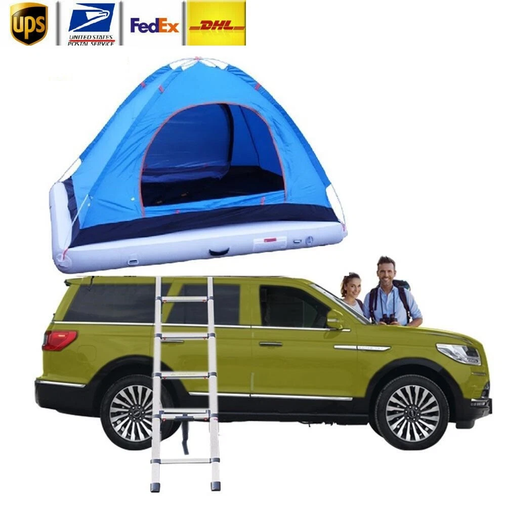 Car Rooftop Tent 2 3 Person Waterproof Outdoor Foldable Air Mat