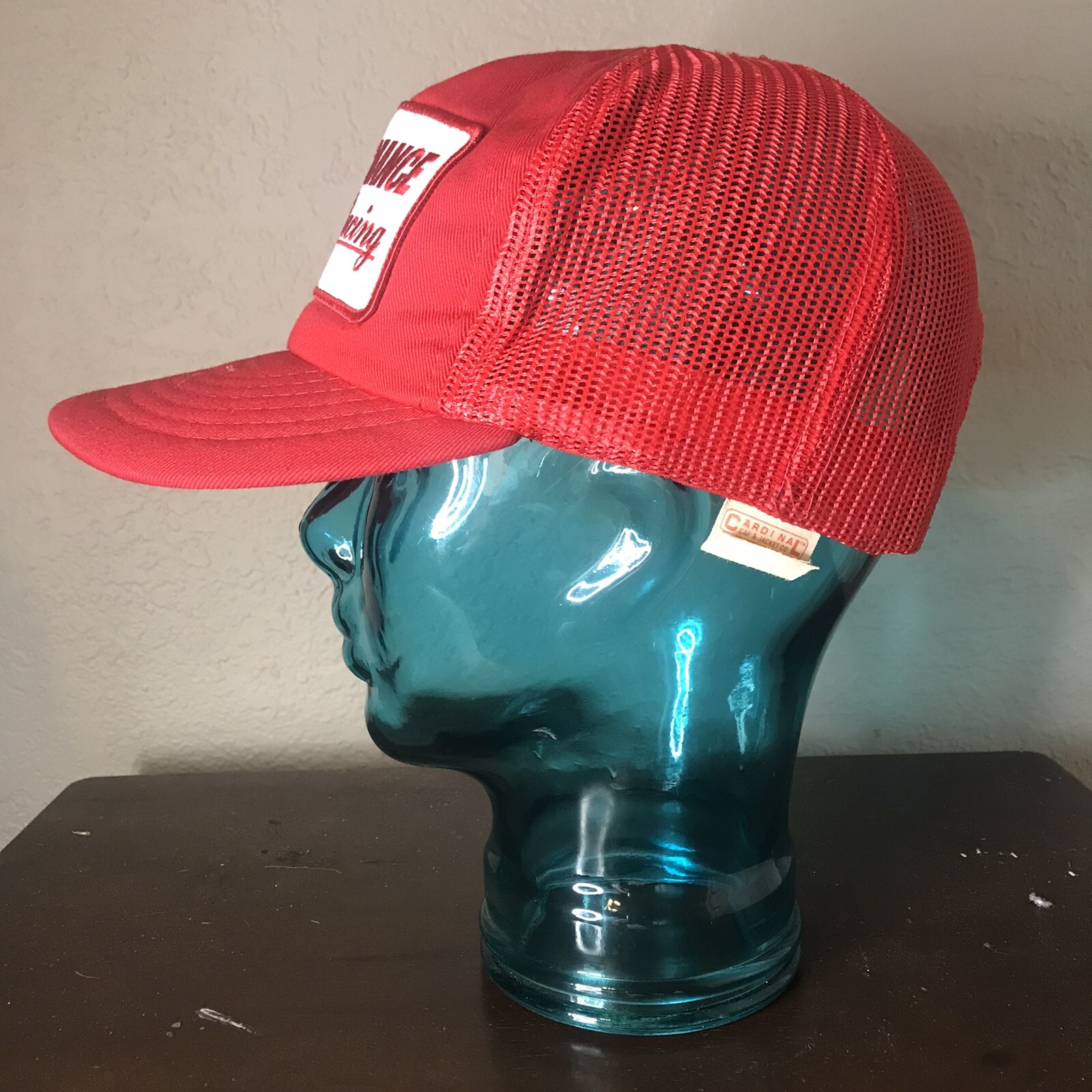 Performance World Racing Patch Trucker Hat Red Sn… - image 2