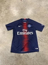 Nike PSG Paris Saint-Germain 2018/2019 Home Soccer Jersey Shirt Men's Size Small