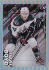 2022-23 Topps Chrome Refractor Sticker #30 Travis Boyd - Arizona /99 MADE