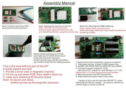 Kit fai da te 3,5-30 MHz 70W SSB amplificatore di potenza lineare HF per YAESU FT-817 KX3 FT-818 - Foto 9 di 10
