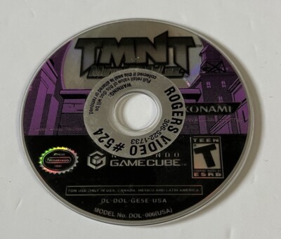 TMNT Mutant Melee Nintendo GameCube 2005  Roger s Video Rental Disc Only Works