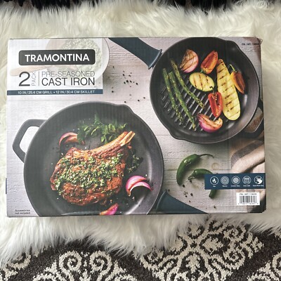 Tramontina Pre-Seasoned Cast Iron Set 10