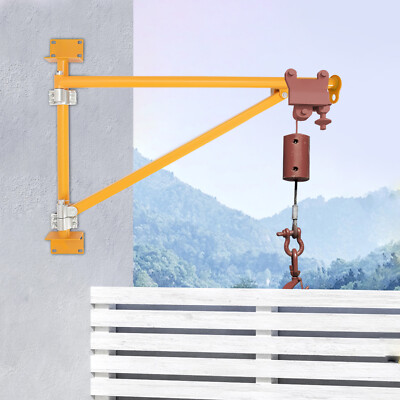 Crane Bracket, Alloy Steel Hoist Bracket, Crane Swing Arm with Pole 200kg