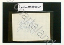 Autografo originale Marina MARFOGLIA - foglietto - 1987 ca. 553