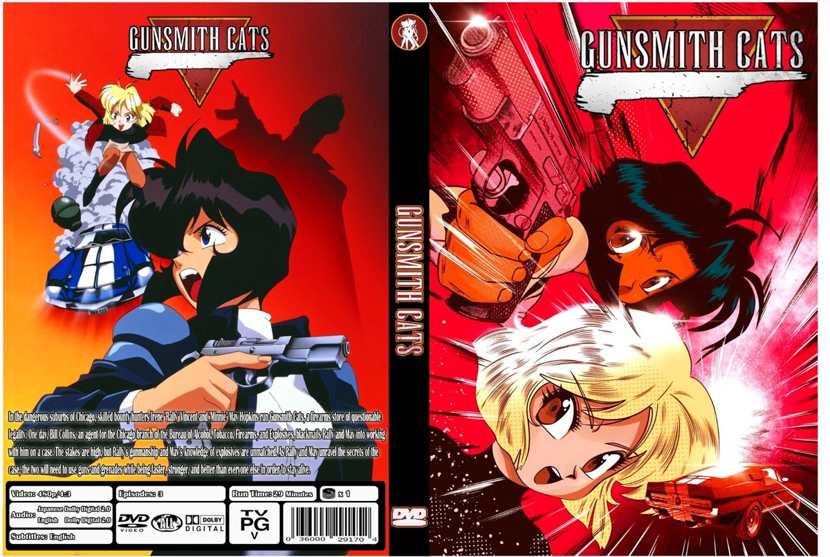 GUNSMITH CATS ガンスミスキャッツ DVD 北米版 アニメ Gunsmith Cats Anime Series Dual Audio English/Japanese | eBay