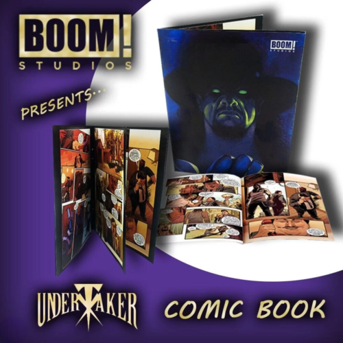 WWE Undertaker - Limited Edition Gift Set - DVD, A3 Posters, Decals and Comic - Picture 5 of 6