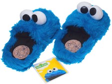 Krümelmonster Sesamstrasse 3D Hausschuhe / Slipper, Gr. (44/46) XL NEU