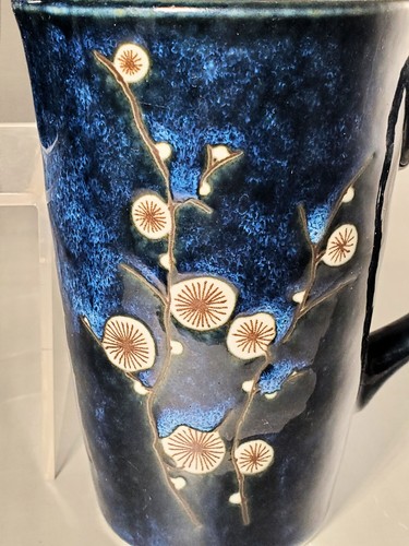 3 World Market CHERRY BLOSSOM Tall COFFEE or TEA MUGS Excellent Condition! - Picture 4 of 6