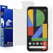 ArmorSuit Google Pixel 4 Screen Protector White Carbon Fiber Skin Protector