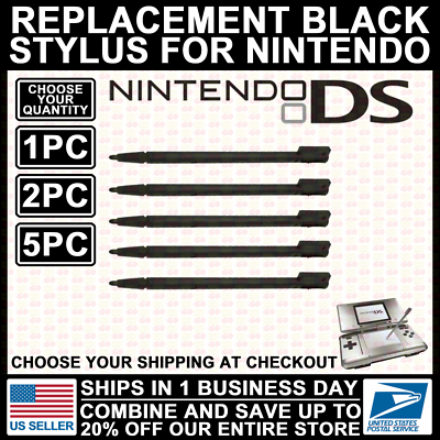 #ad Stylus For Nintendo Original DS Black Plastic Pen Replacement quot;DSquot; NDS $6.99