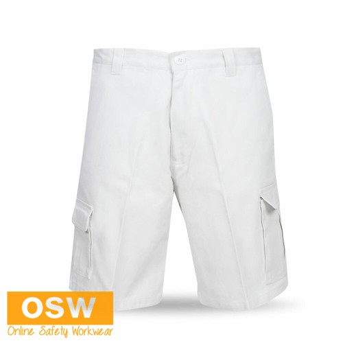 Mens WHITE Cotton Drill Painter Gyprock 