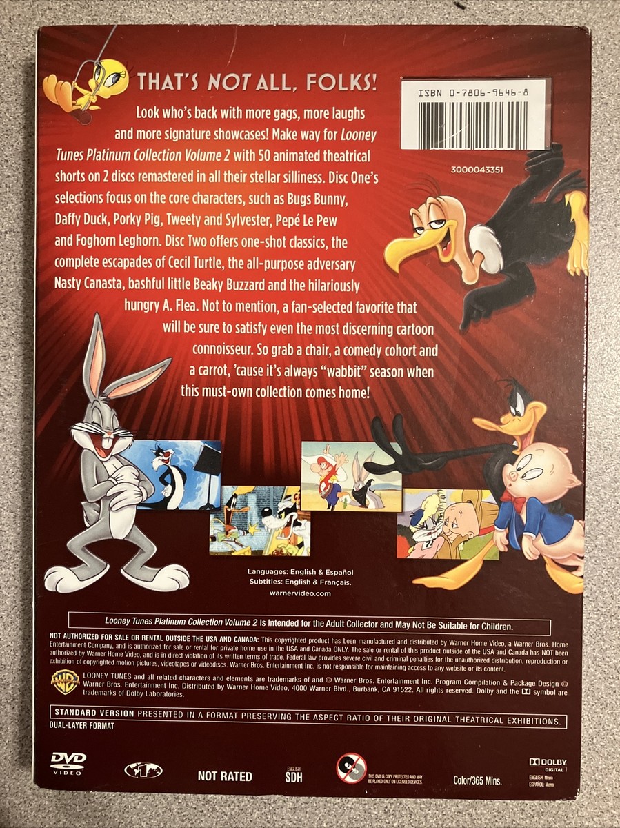 Sealed Looney Tunes Platinum Collection: Volume 2 (DVD