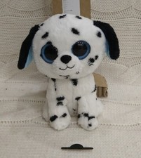Ty Beanie Boos Fetch the Dalmatian Dog 6" Solid Eyes Retired 2011 No Hang Tag
