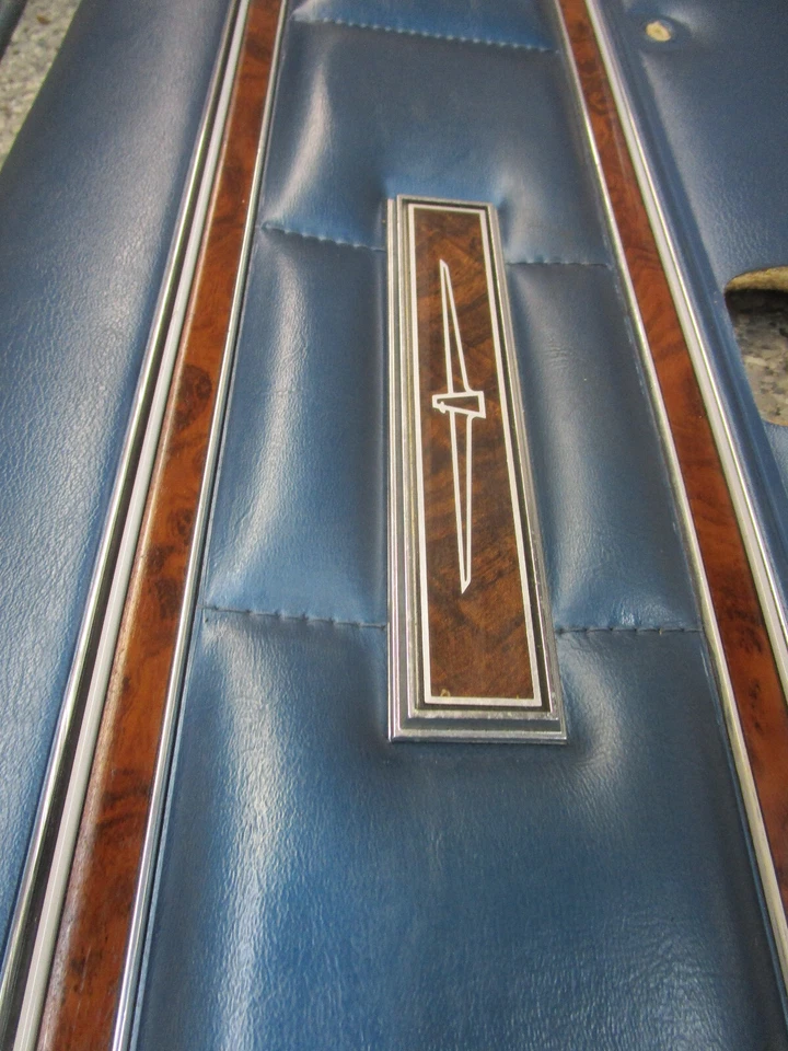 Ford Thunderbird 1977-1979 par de paneles de puerta azul Foto 3 de 4