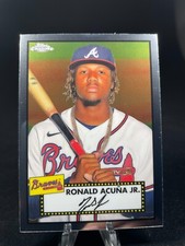 2021 Topps Chrome Platinum Anniversary Base Ronald Acuna, Jr. #145 