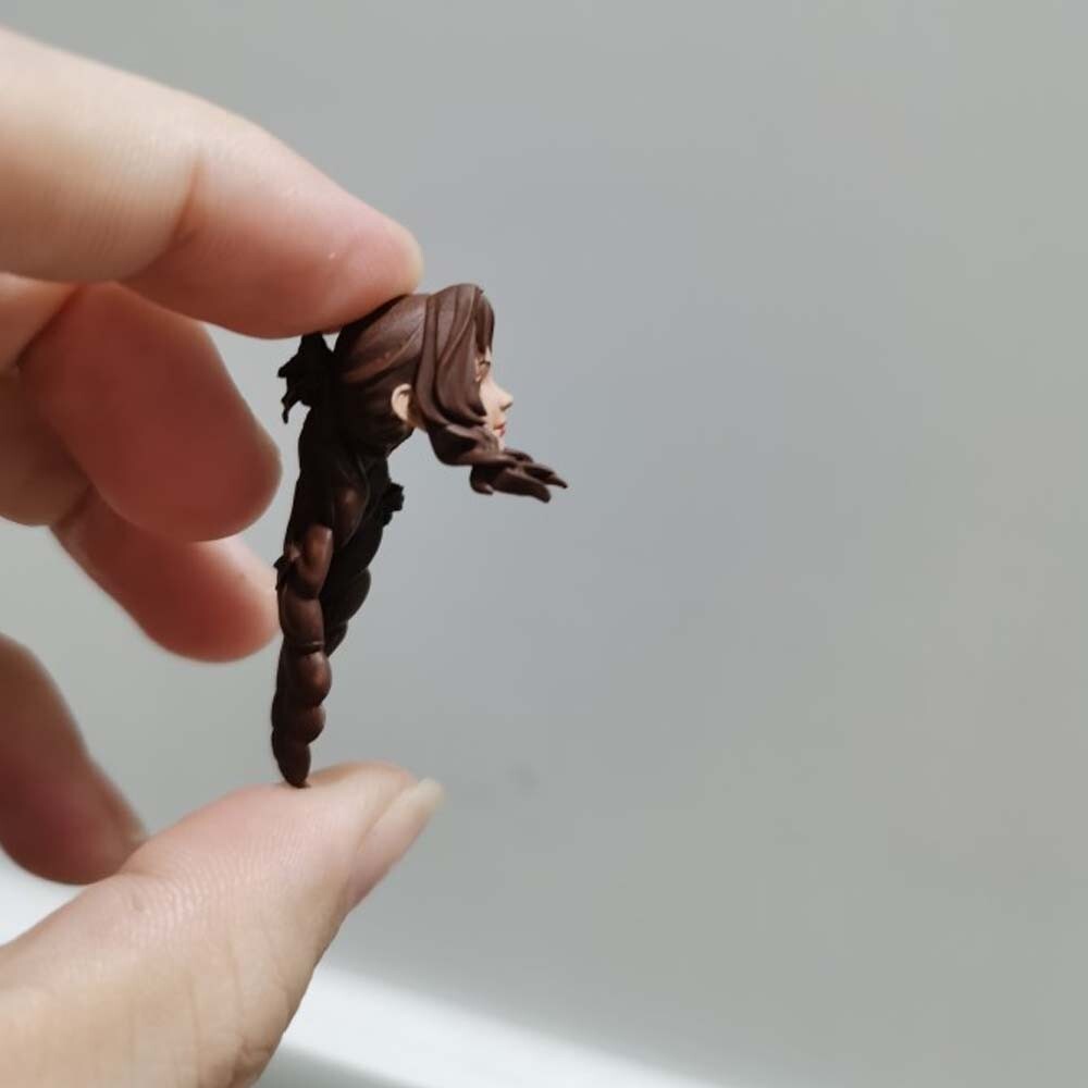 Testa Di Soldato/ragazza Scolpita Non Dipinta – Scala 1:18 (3,75 Pollici) Per Custom Joytoy