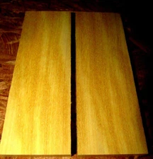 TEN (10) PIECES SANDED OSAGE ORANGE THIN WOOD LUMBER 12" X 3" X 1/4"