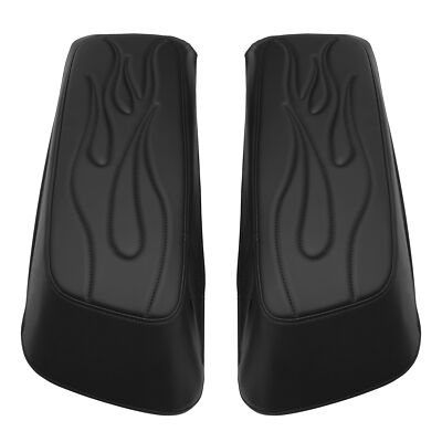 Black Hard Saddlebag Lids Covers Fit For Harley Touring Road Electra Glide 14-24