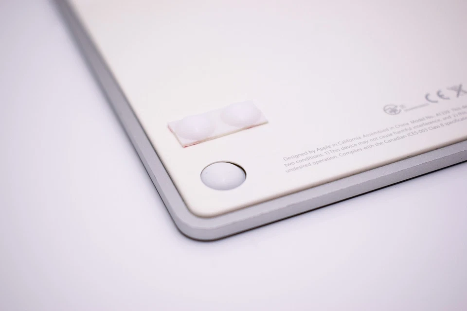 Rubber Feet X2 Apple Magic Trackpad Touchpad Keyboard White Replacement Click - Image 4 of 4