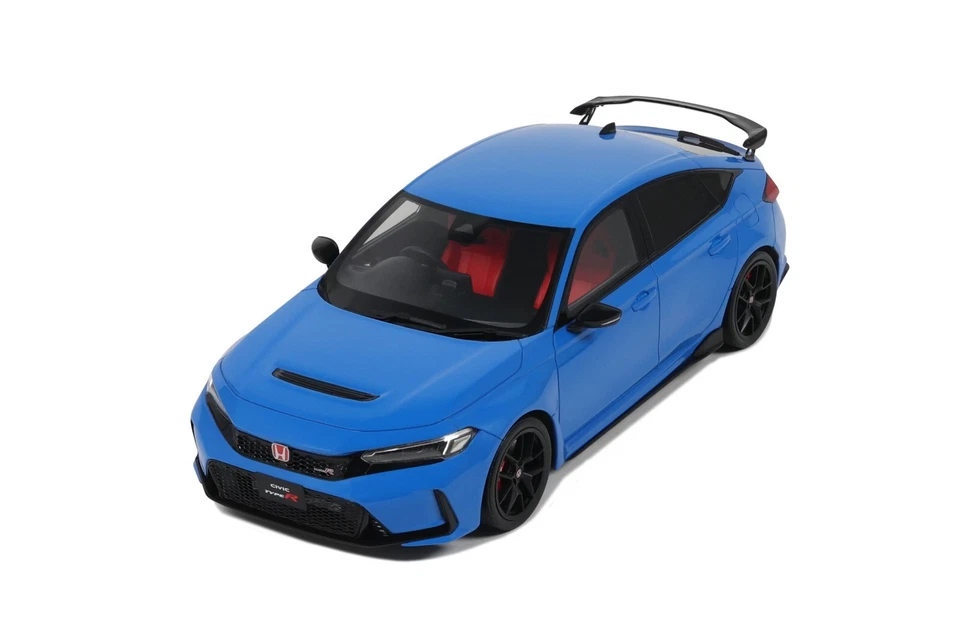 VOITURE OTTOMOBILE HONDA CIVIC TYPE R RACING BOOST BLEU 1:18 N.B OT1093 999 EX - Photo 4/4