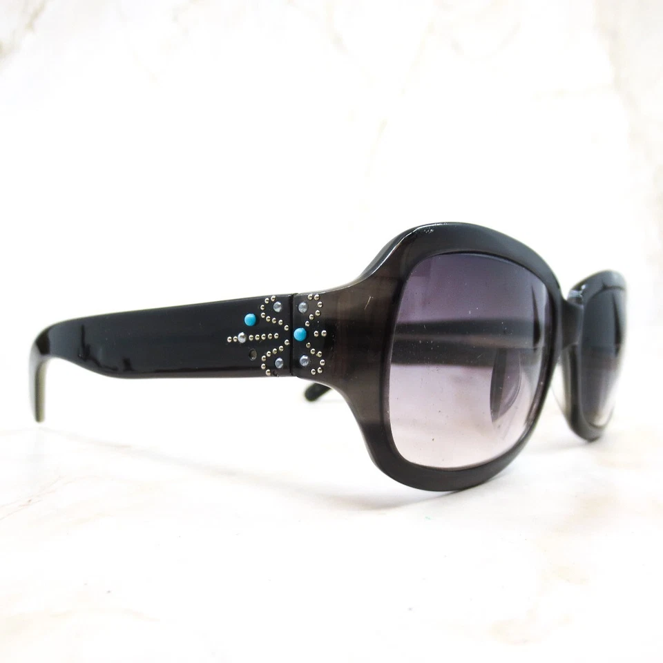 Gafas de sol Cynthia Rowley marco CR1076 negro negro borde completo 58-16-125 Foto 2 de 4