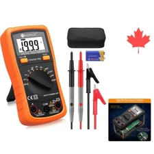 Robust Digital Multimeter with Accurate Measurements and Overload Protection