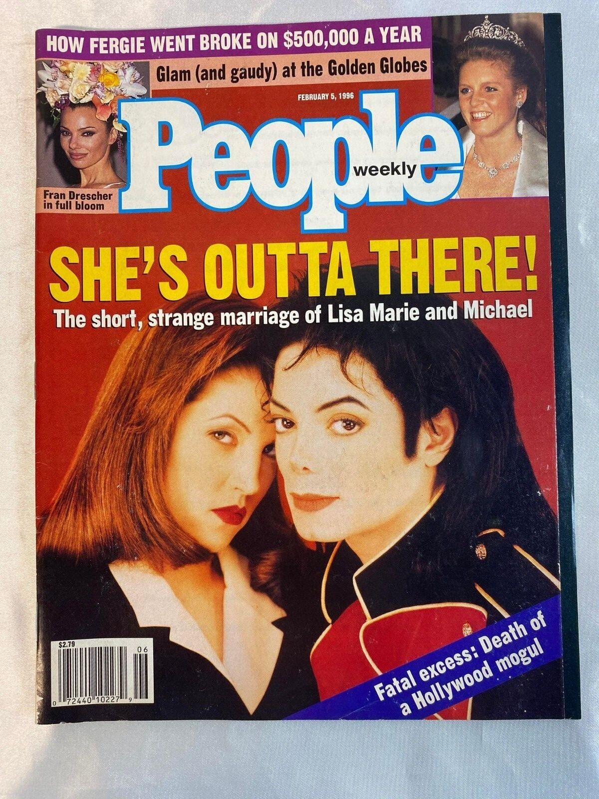 People magazine feb 5,1996 michael jackson & lisa marie divorce