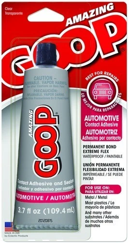 NEW GOOP 160012 3.7OZ AUTOMOTIVE AMAZING GLUE ADHESIVE CLEAR SEALANT 6887764